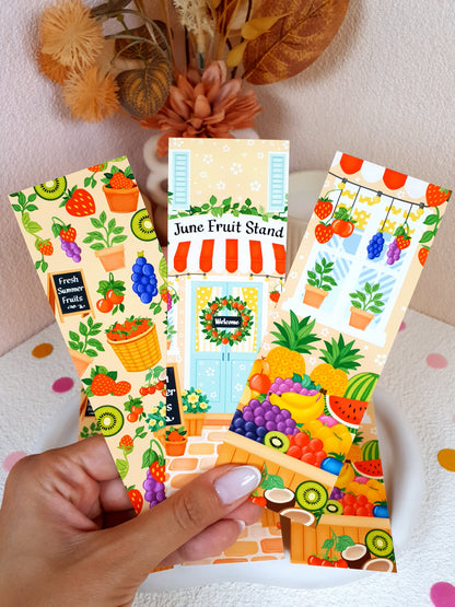 Fruit Stand Traditional Bookmark Set