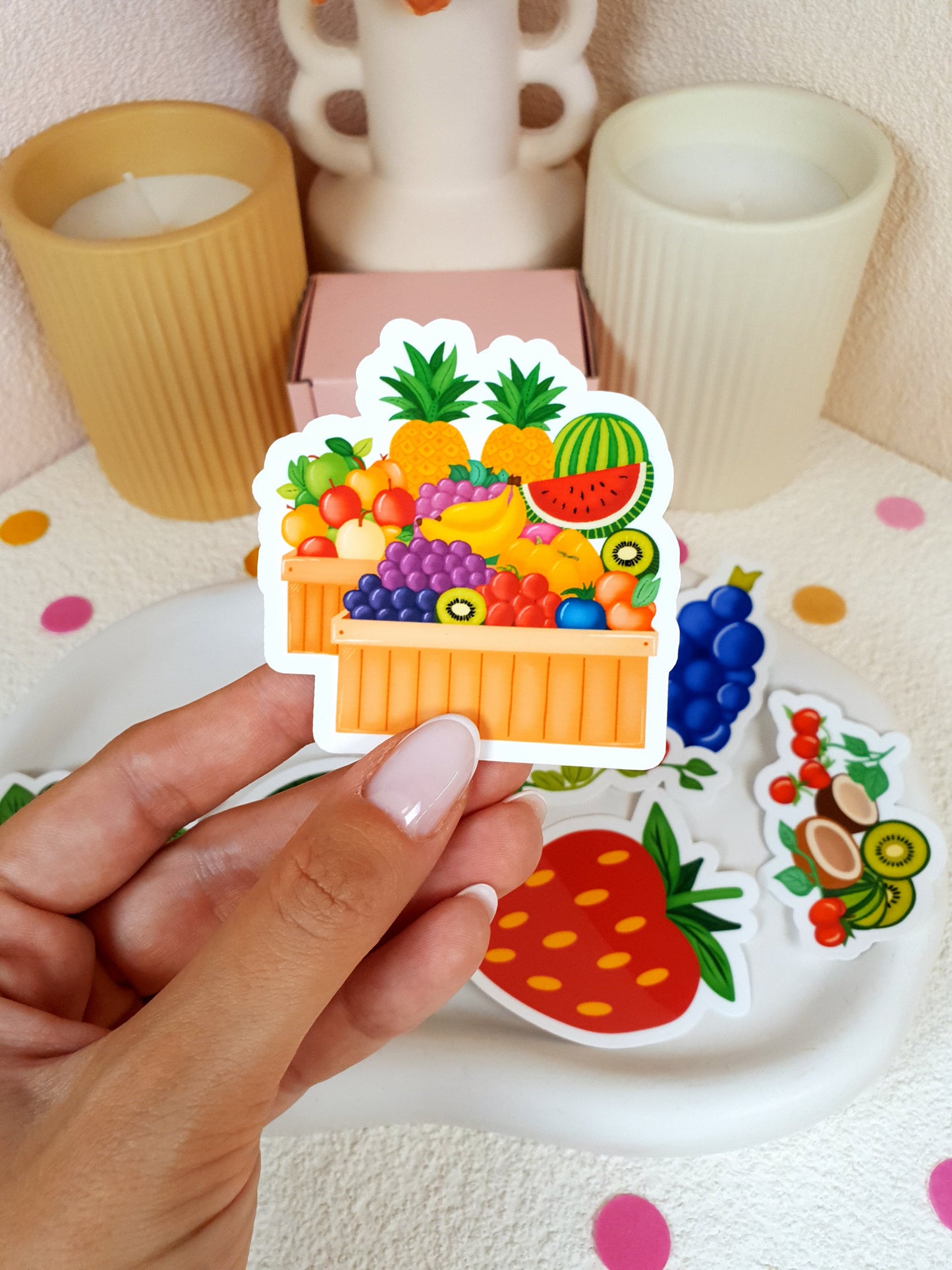Fruit Mix Vinyl Sticker