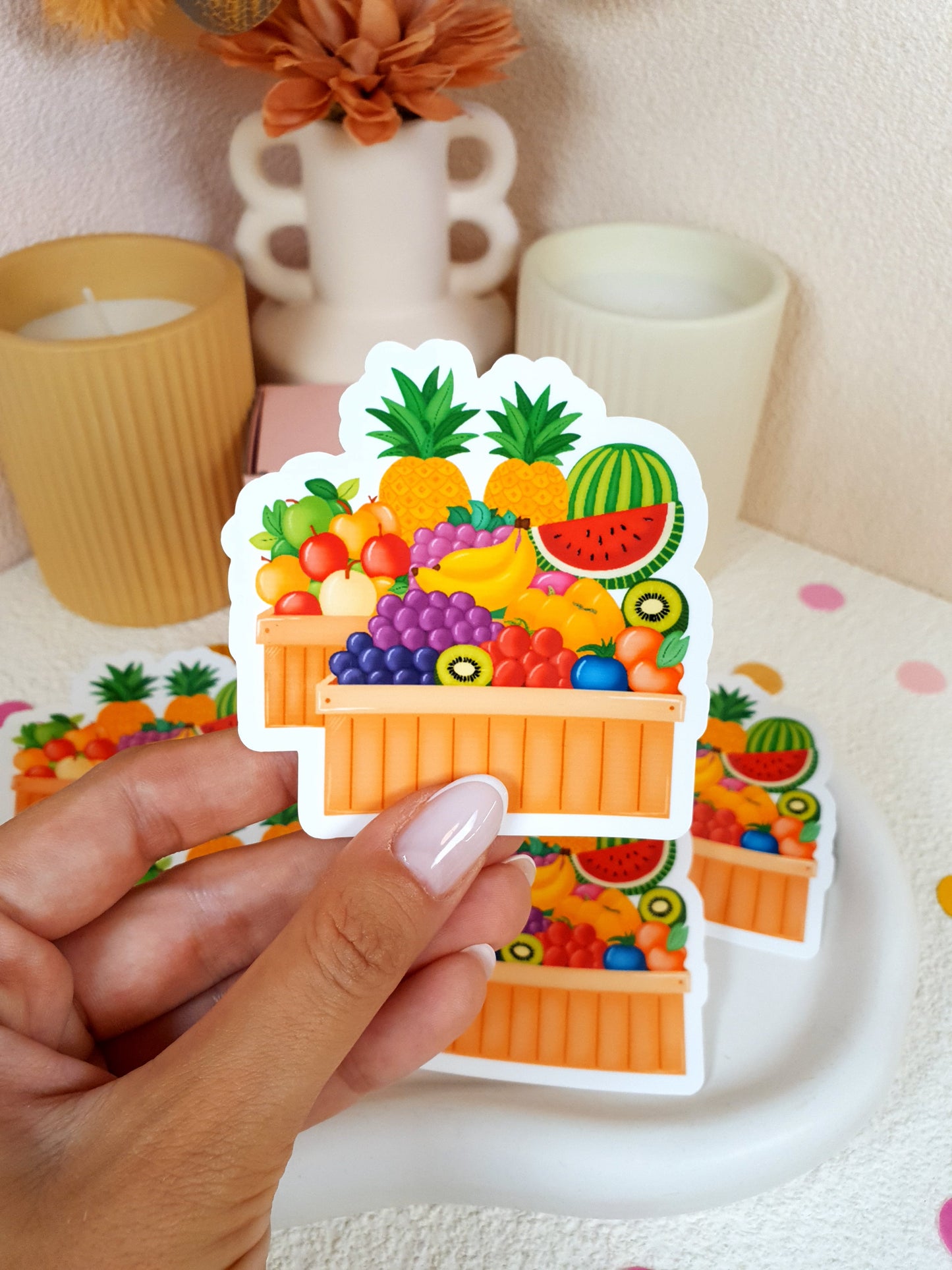 Fruit Basket Vinyl Sticker