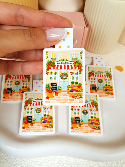 Fruit Stand Magnetic Bookmark