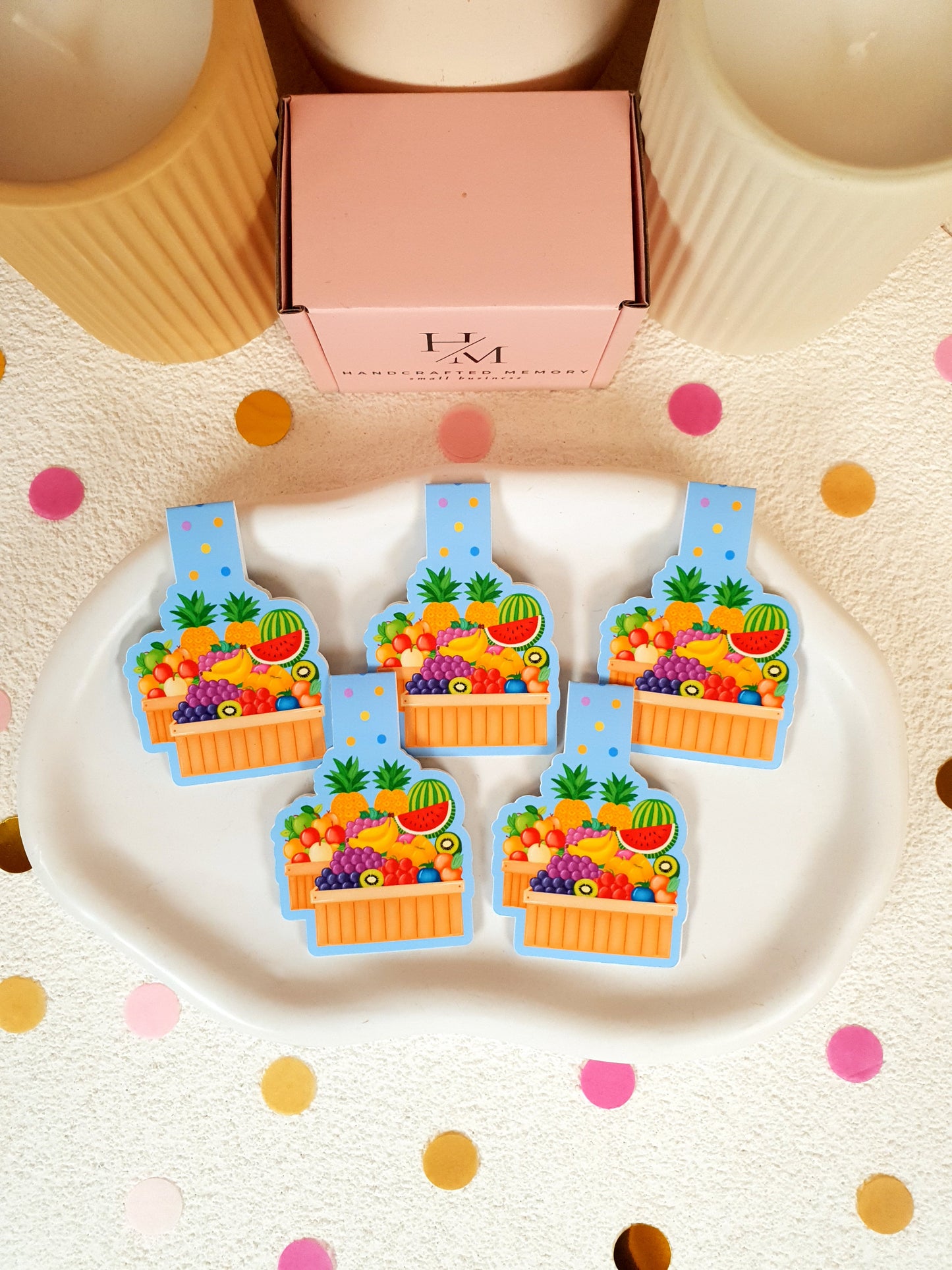 Fruit Basket Magnetic Bookmark