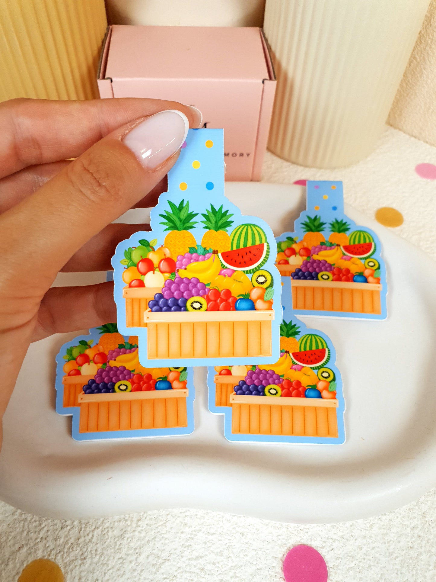 Fruit Basket Magnetic Bookmark