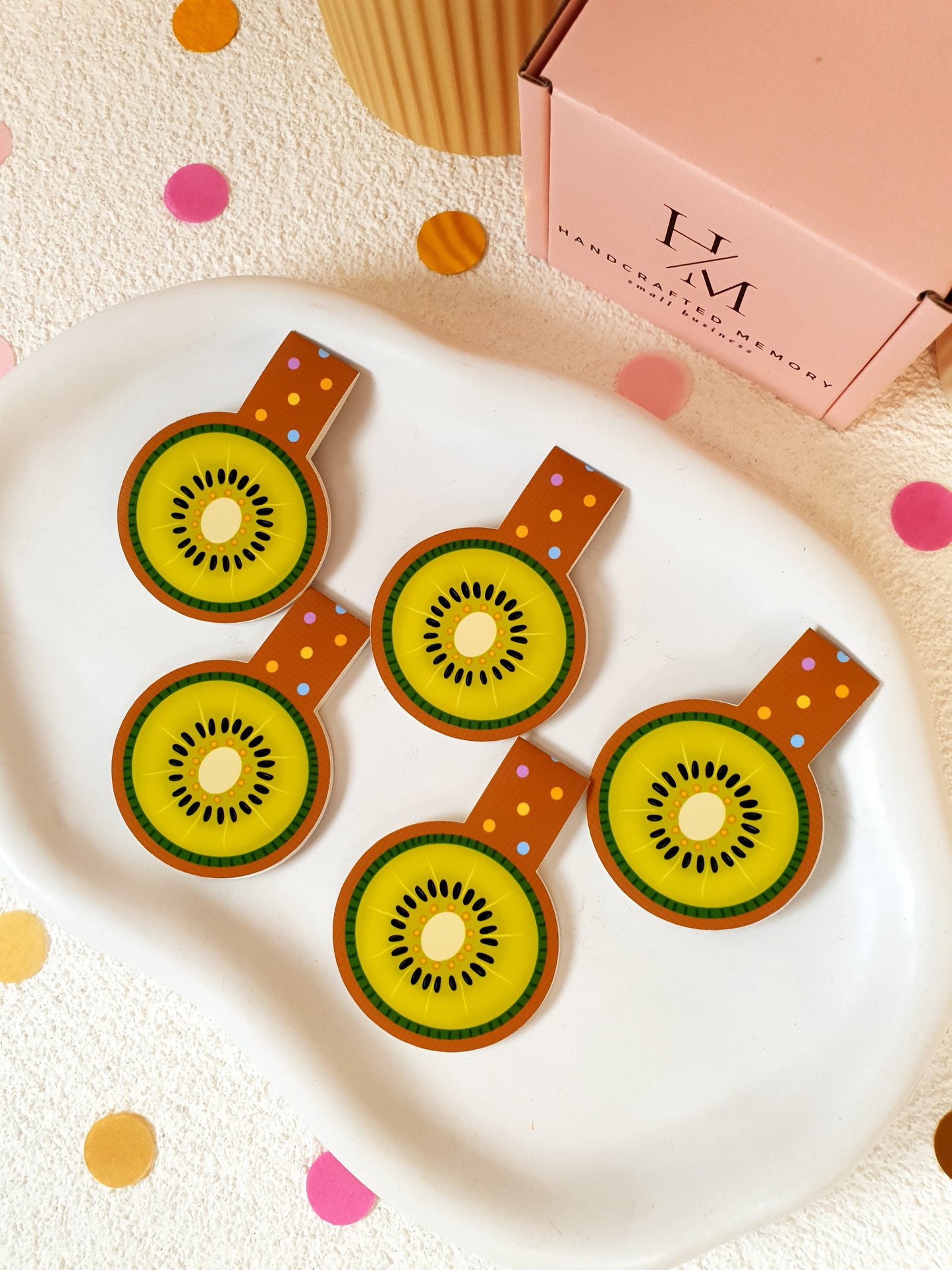Kiwi Magnetic Bookmark