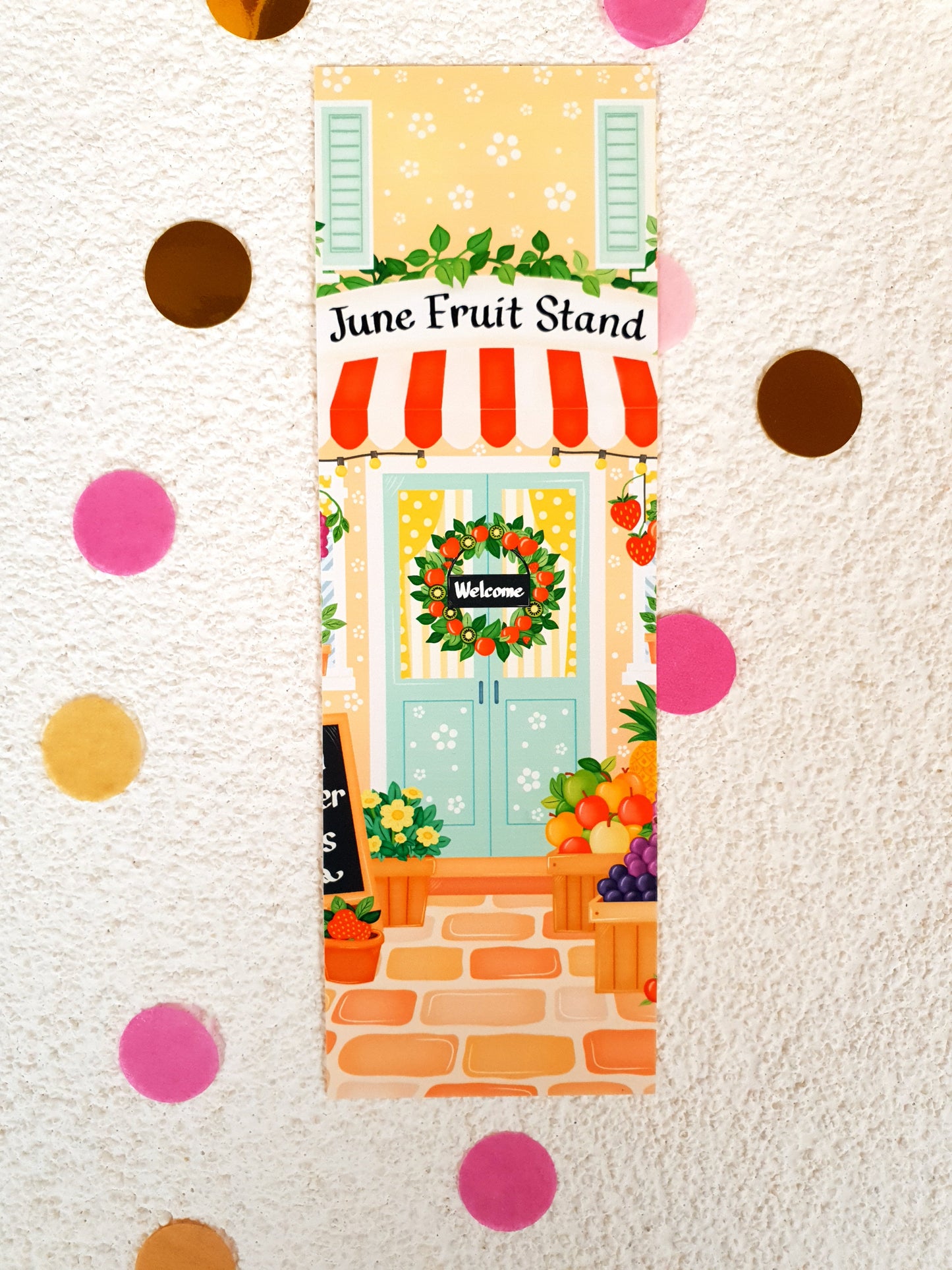 Fruit Shop Traditional Bookmark