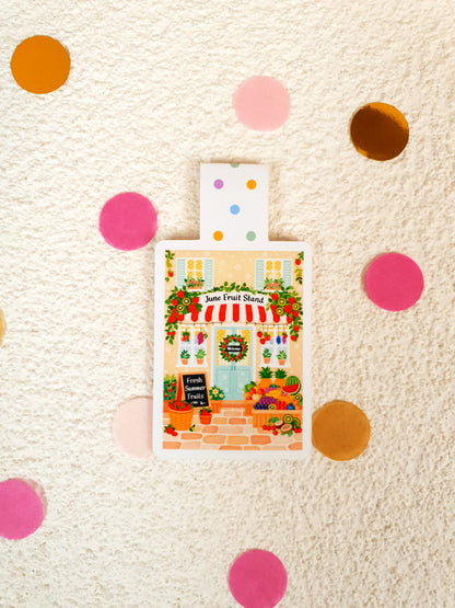 Fruit Stand Magnetic Bookmark