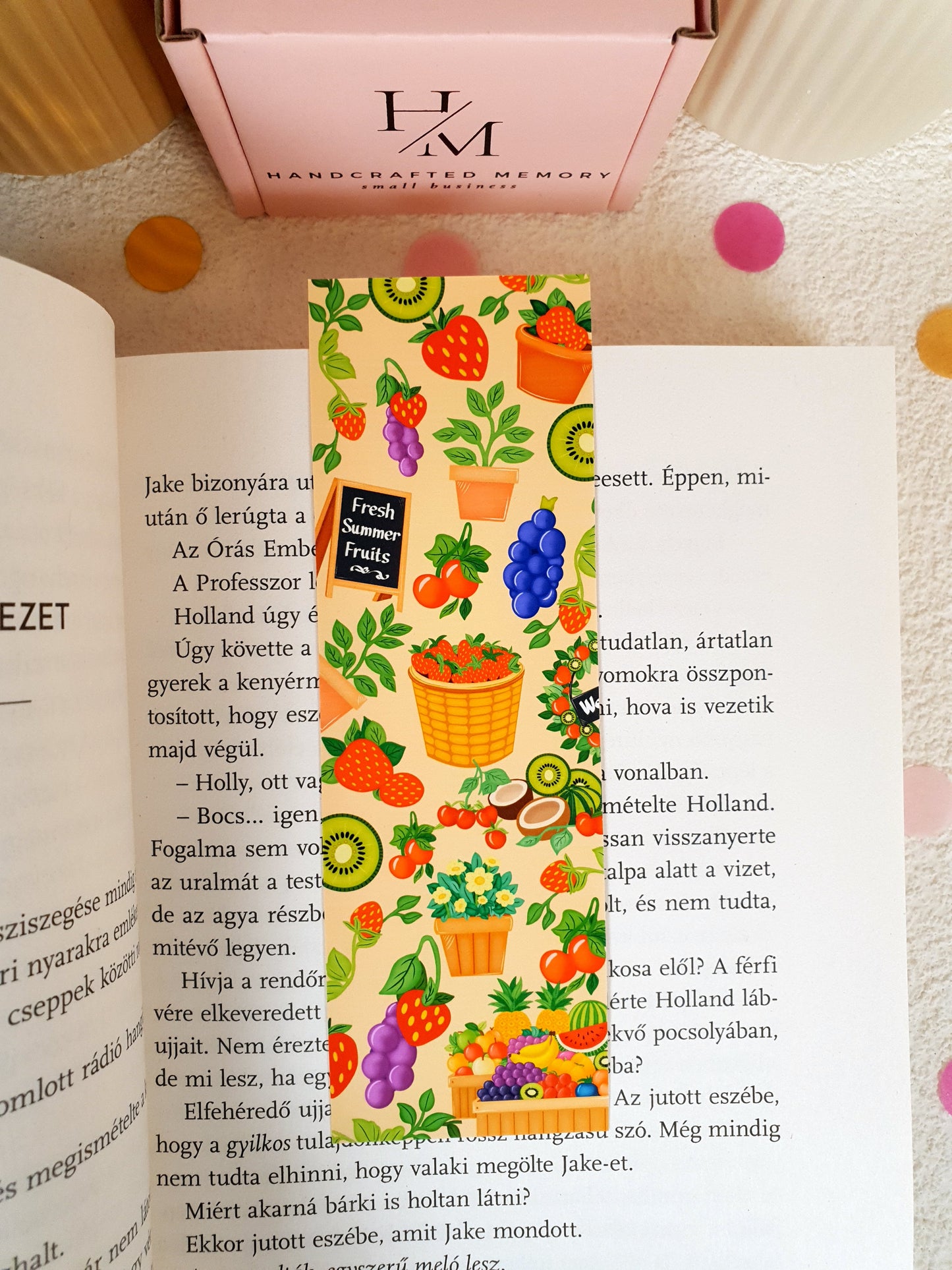 Summer Fruits Traditional Bookmark