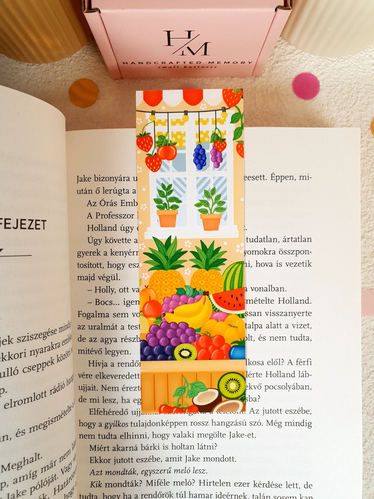 Fruit Stand Traditional Bookmark