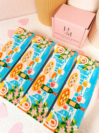 Italien Dinner Traditional Bookmark