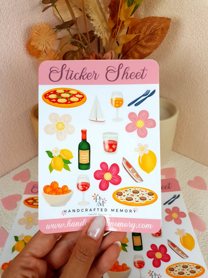Cinque Terre Sticker Sheet