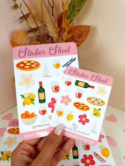 Cinque Terre Sticker Sheet