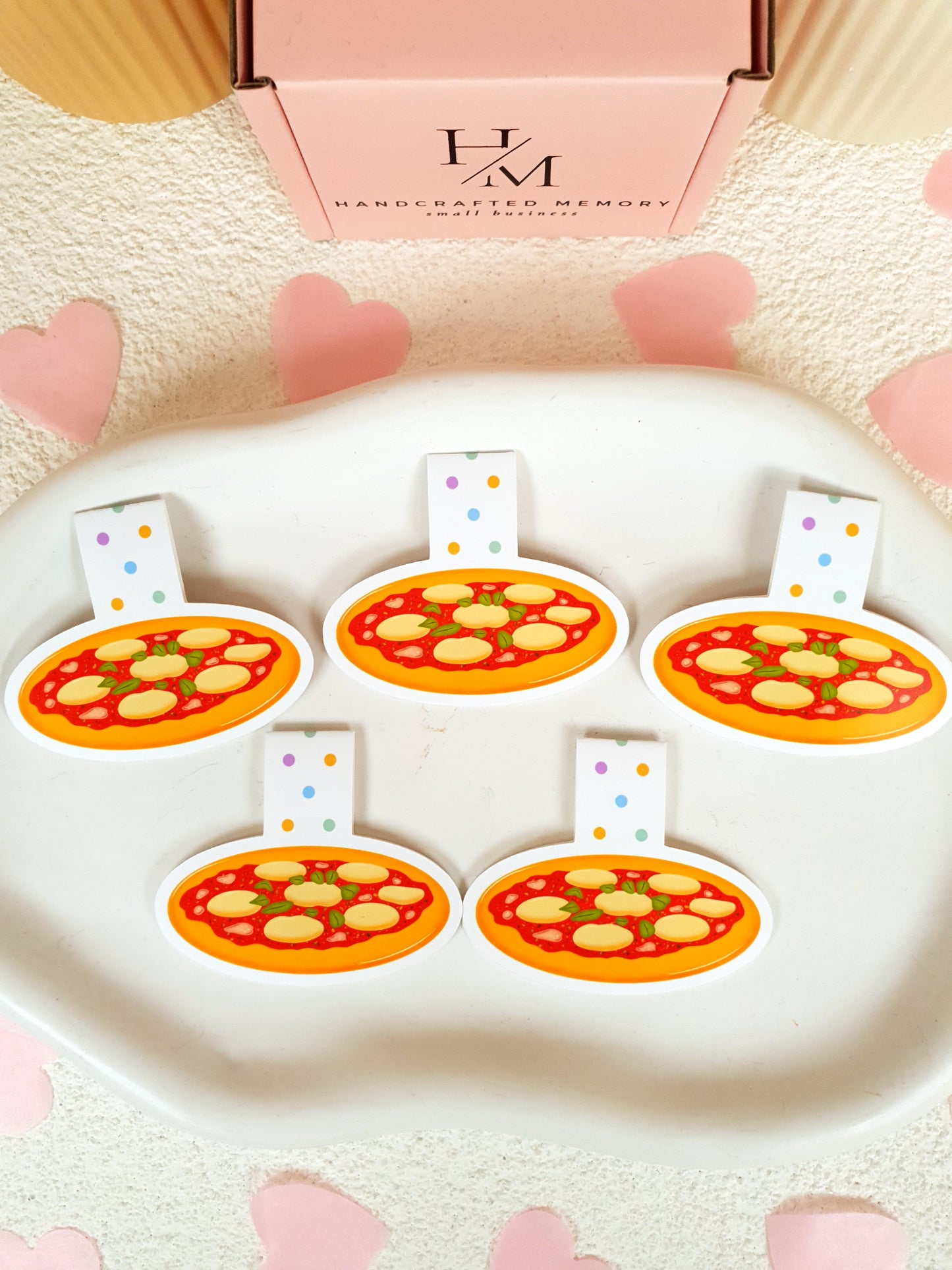 Pizza Margeritha Magnetic Bookmark
