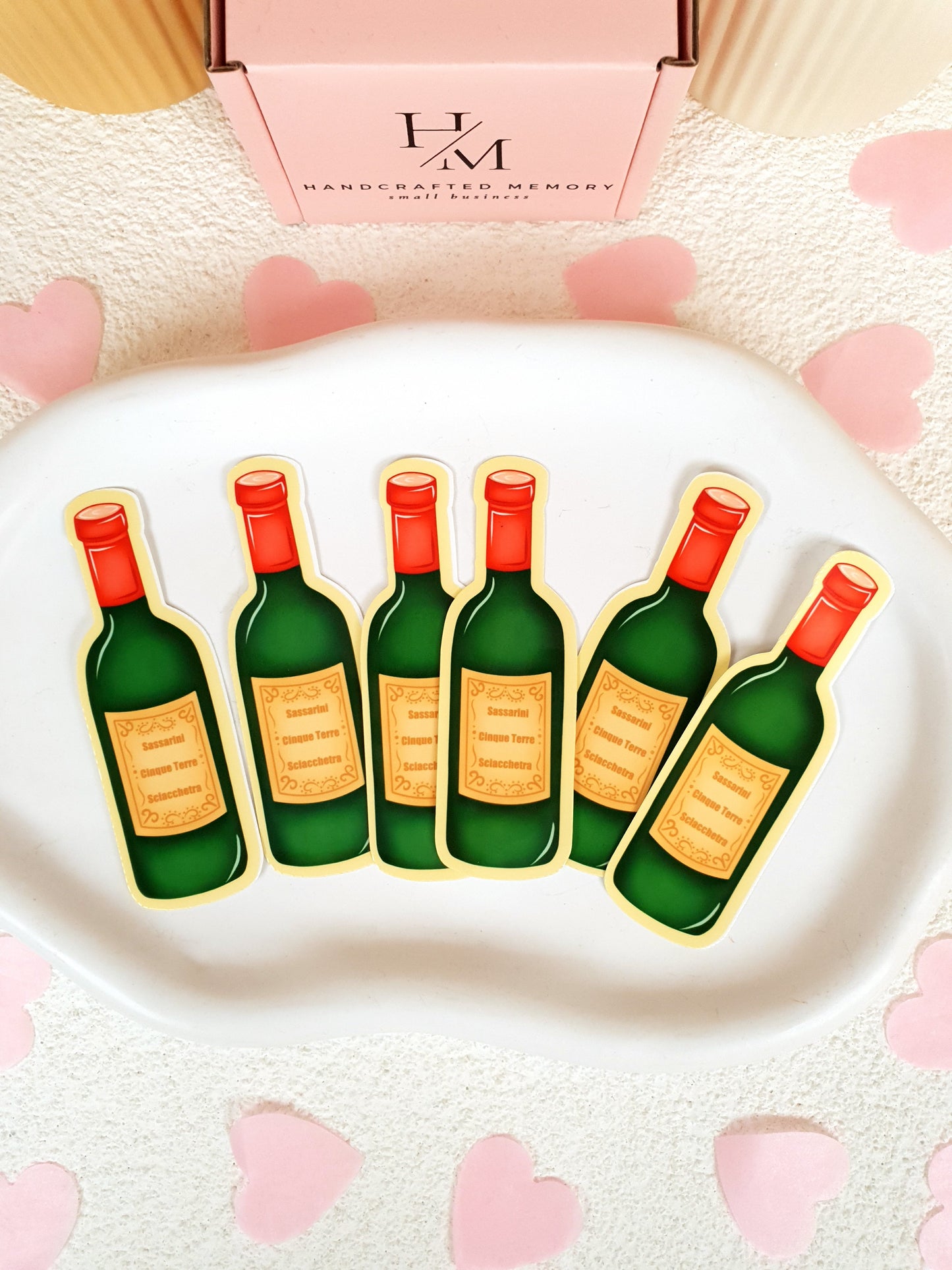 Italian Wine Vinyl Sticker