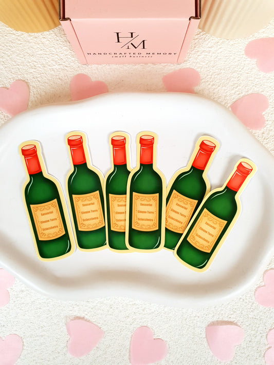 Italian Wine Vinyl Sticker