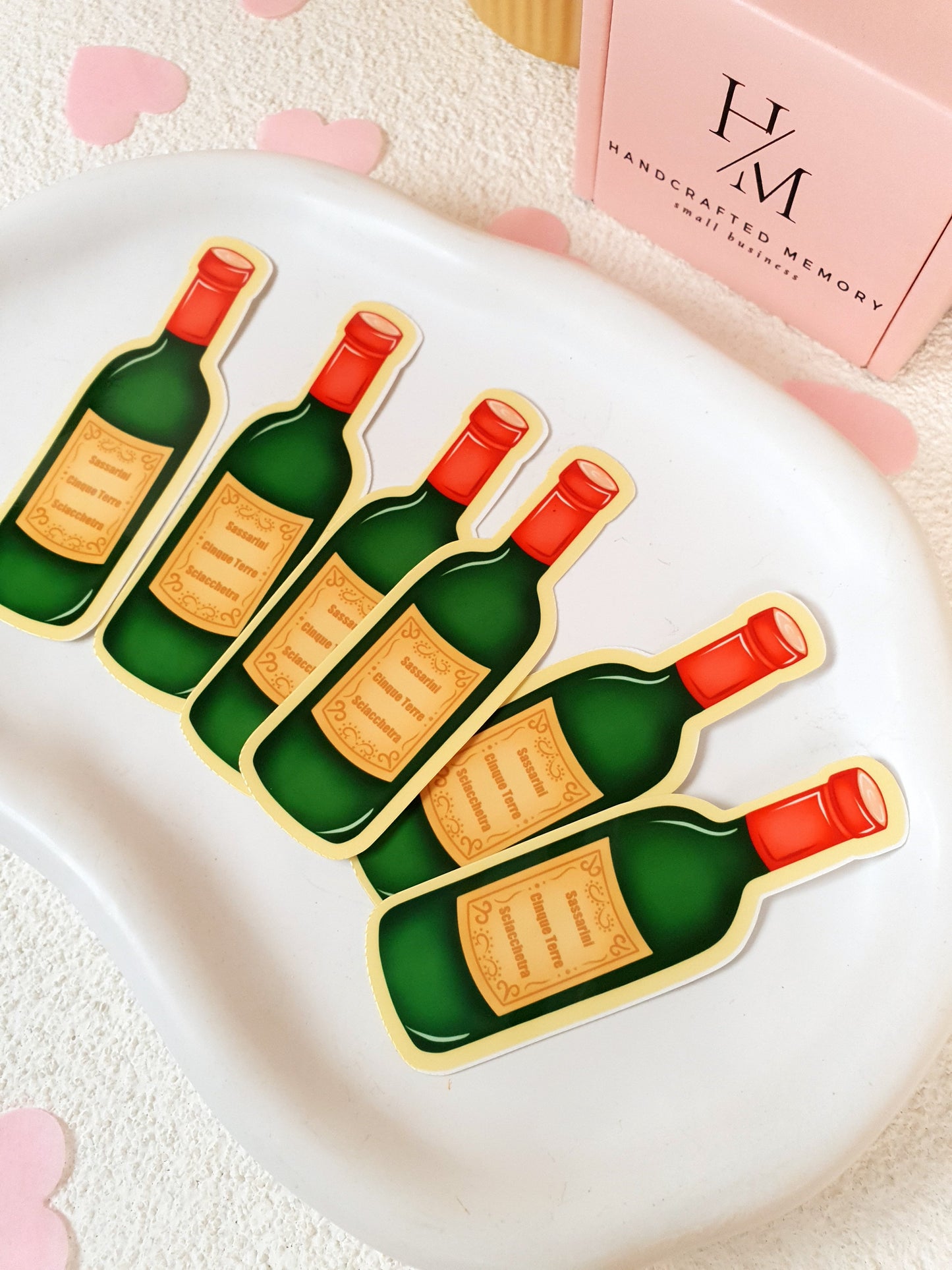 Italian Wine Vinyl Sticker