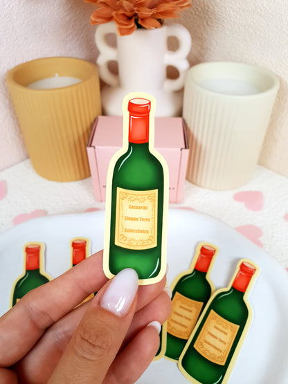Italian Wine Vinyl Sticker
