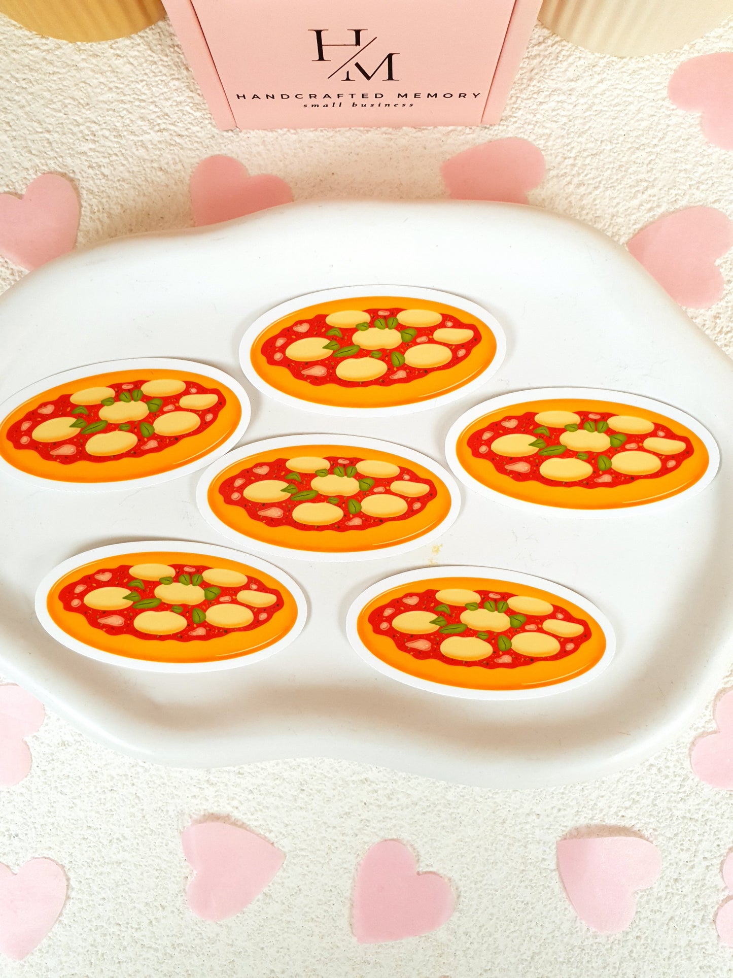 Pizza Margeritha Vinyl Sticker