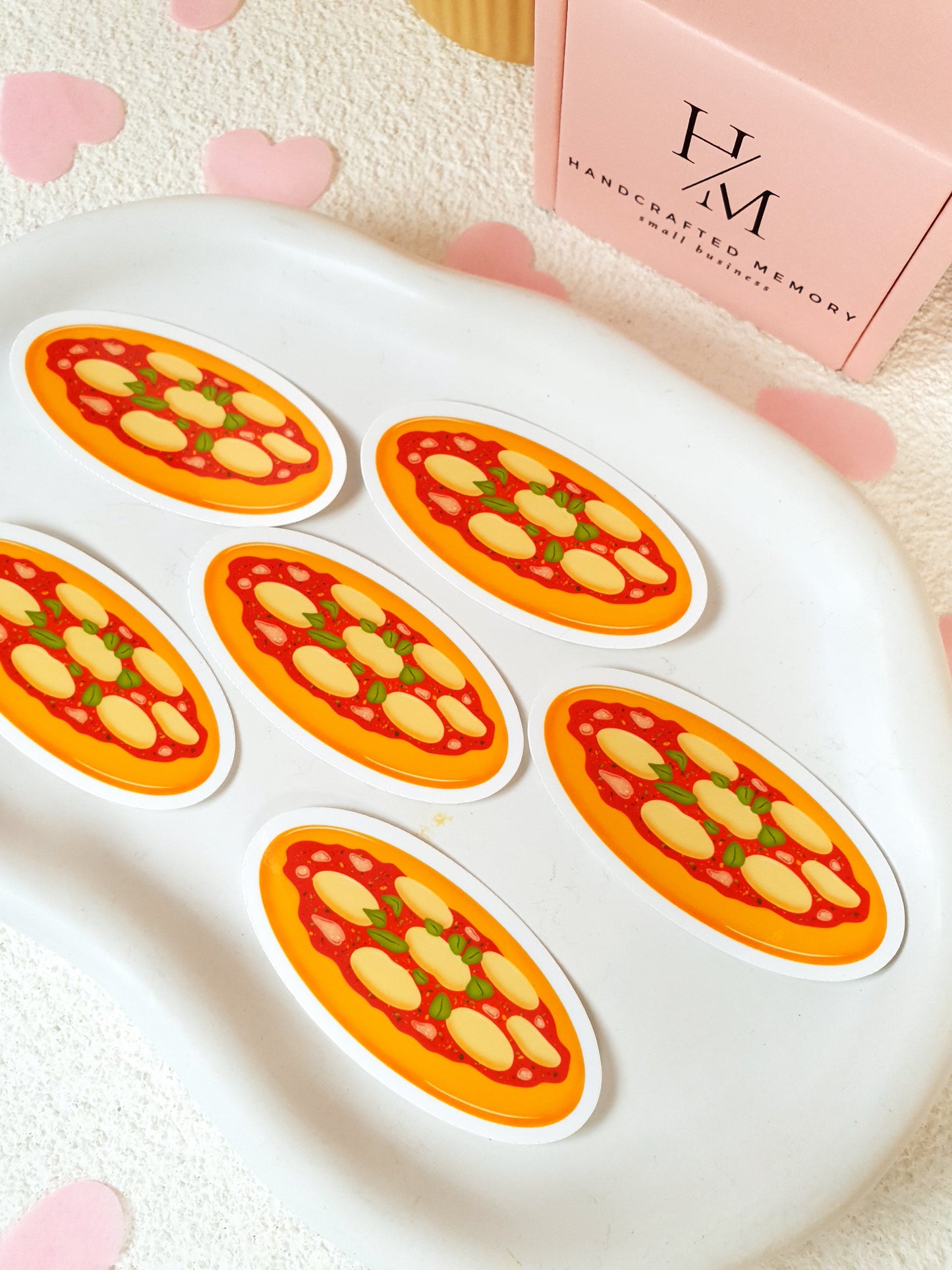 Pizza Margeritha Vinyl Sticker