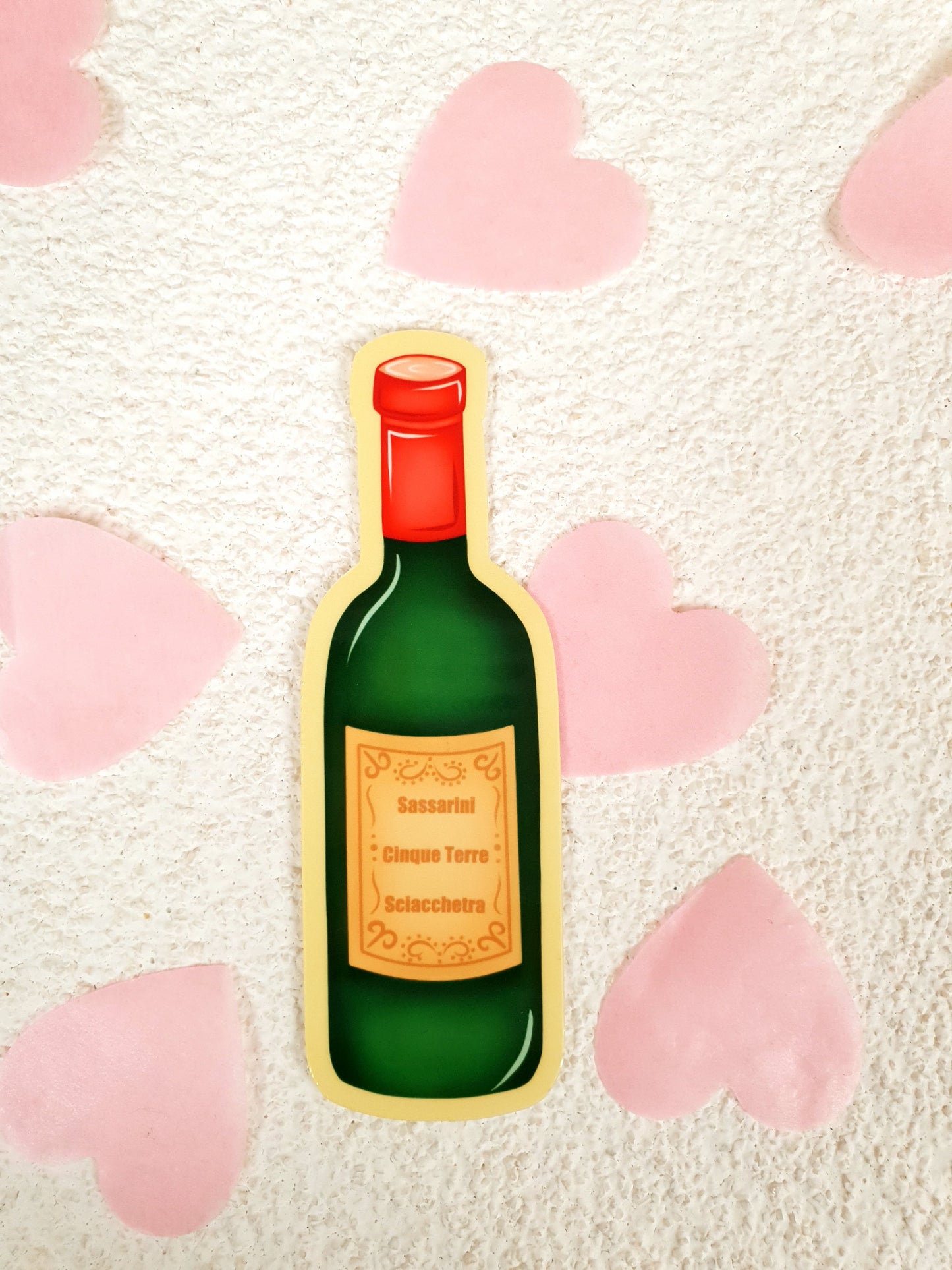 Italian Wine Vinyl Sticker
