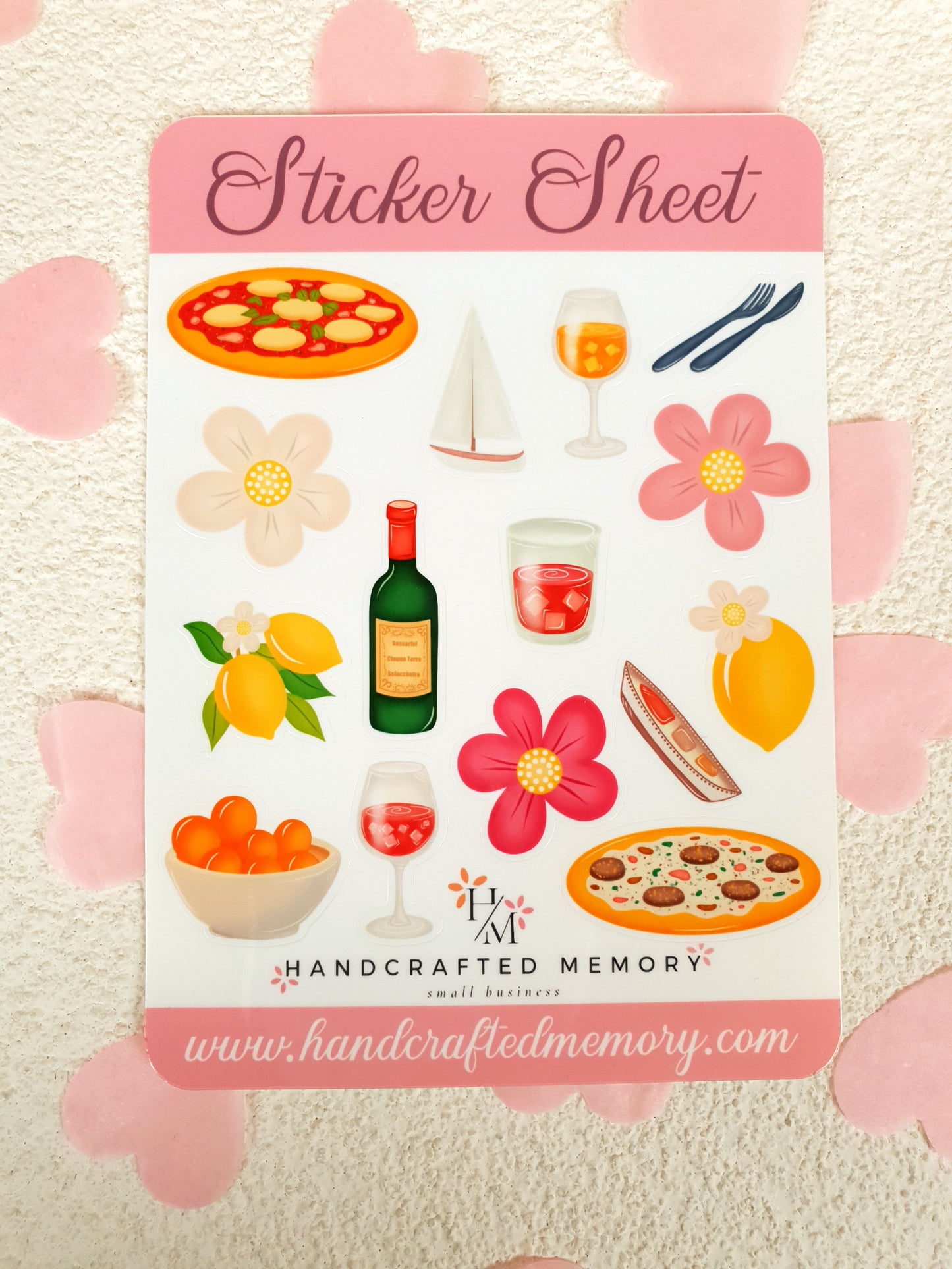 Cinque Terre Sticker Sheet
