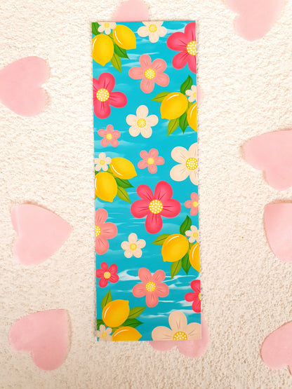 Flowers and Lemons Traditional Bookmark