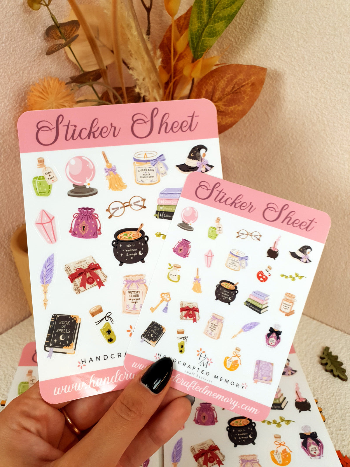 Magical Witch Essentials Sticker Sheet