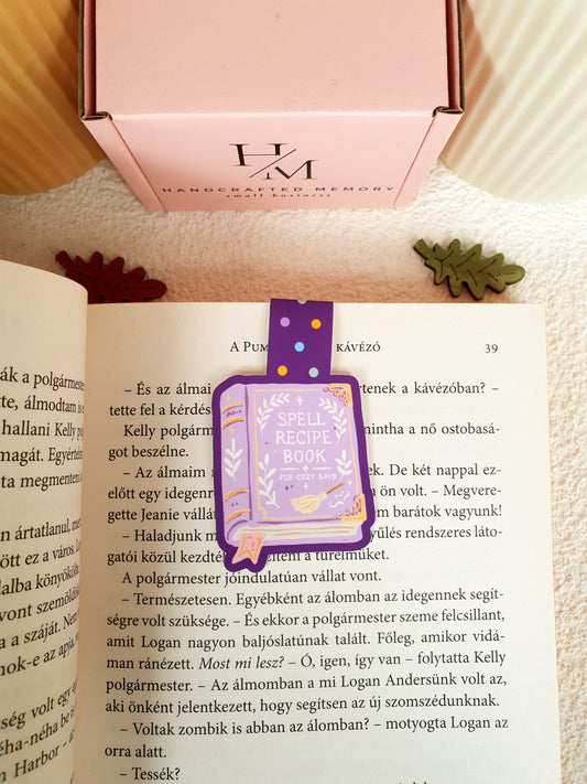 Spell Recipe Book Magnetic Bookmark