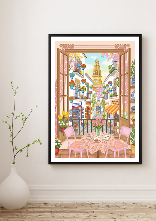 Córdoba in Morning Art Print