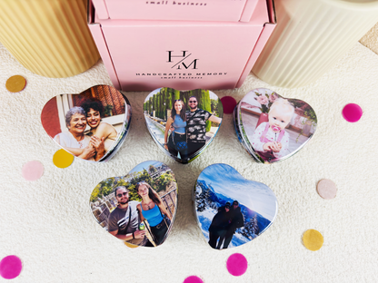 Heart 50 Bulk Photo Magnets