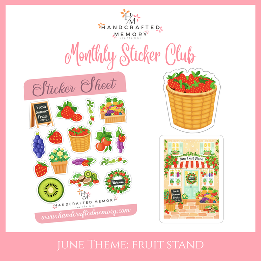 Monthly Sticker Club