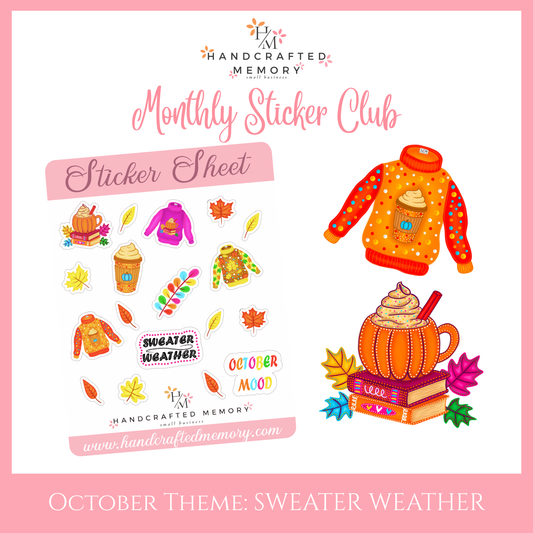 Monthly Sticker Club
